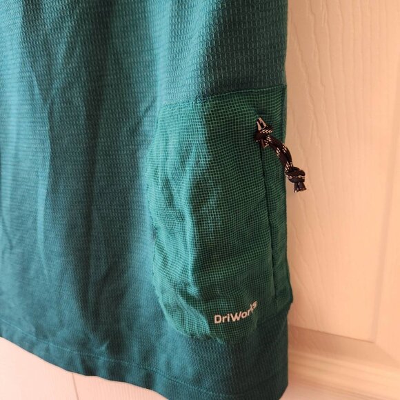 Athletic Works Men's Breathable Jacquard Tee Size Medium, Green - Picture 8 of 9